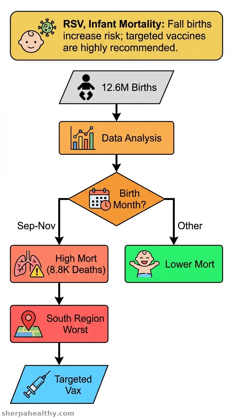 Respiratory Infant Mortality Rate by Month of Birth in Mexico.