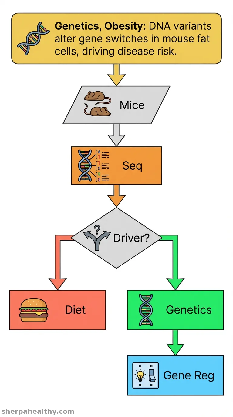 Genetic variation shapes the chromatin accessibility landscape and transcriptional responses in mouse adipose tissue.