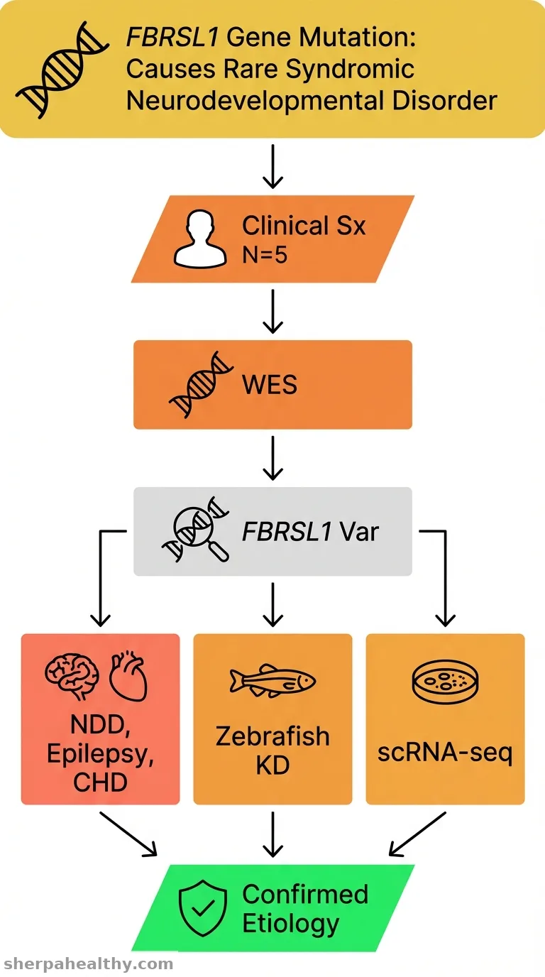 De novo truncating variant in the FBRSL1 gene caused neurodevelopmental disorders, epilepsy, congenital heart disease, and facial dysmorphism.