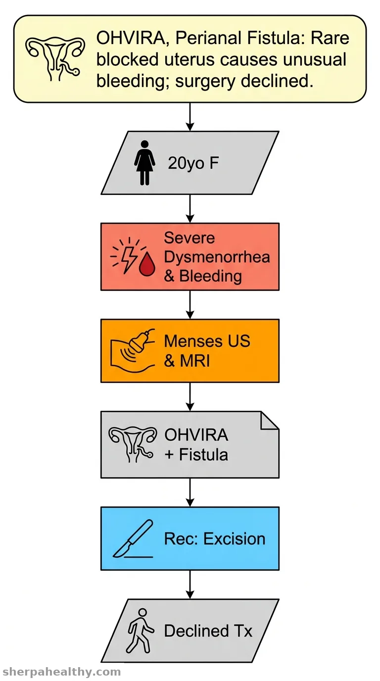 A rare twist in ohvira syndrome: When menstrual blood takes an unusual route: A case report.