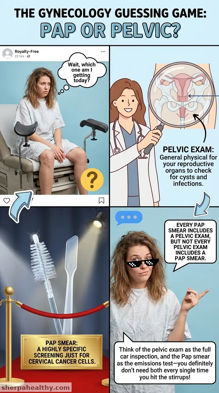 Pelvic Exam vs. Pap Smear: What’s the Difference?