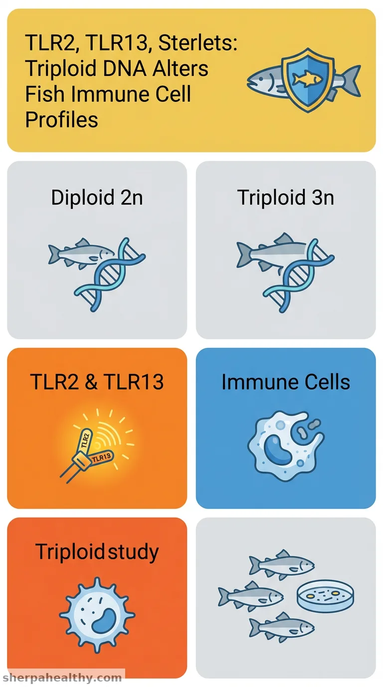 Toll-like Receptor Type 2 and 13 Gene Expression and Immune Cell Profiles in Diploid and Triploid Sterlets (