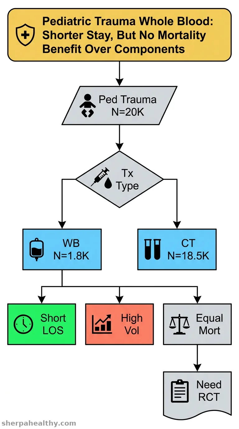 Whole blood resuscitation in pediatric trauma: A national analysis of use and associated outcomes.