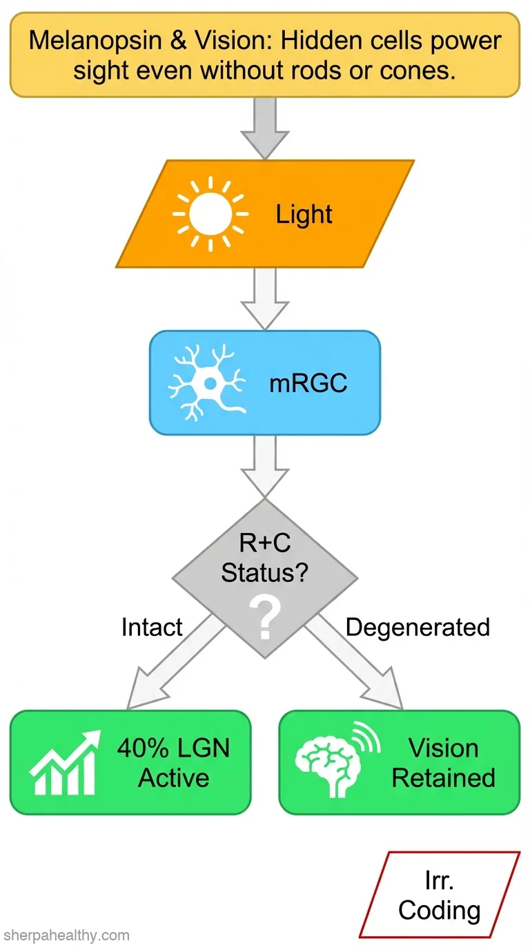 Melanopsin contributions to irradiance coding in the thalamo-cortical visual system.