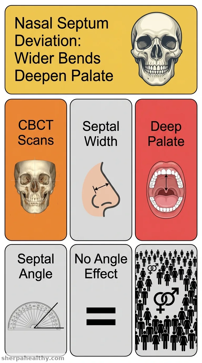 Association between nasal septum deviation and transverse maxillary development: A retrospective cross-sectional study.