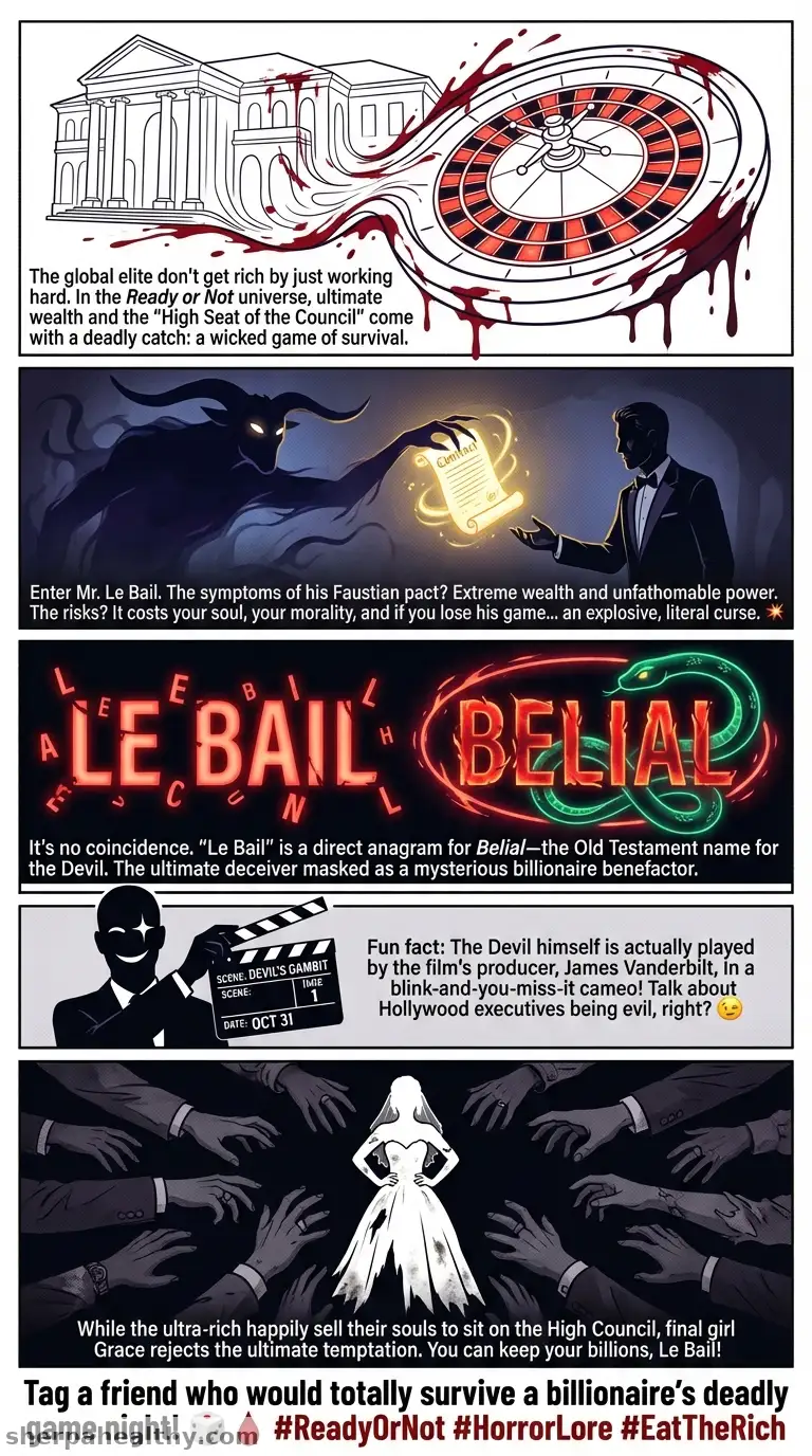 Who Is Le Bail In The Ready Or Not Movies? The Demon Explained
