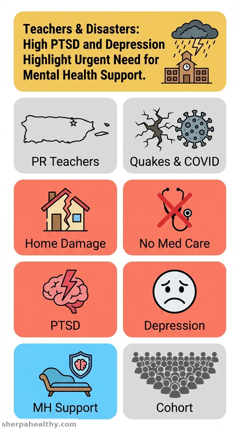 Mental Health and Access to Resources in a Schoolteacher Population Impacted by Earthquakes and the Pandemic in Puerto Rico.