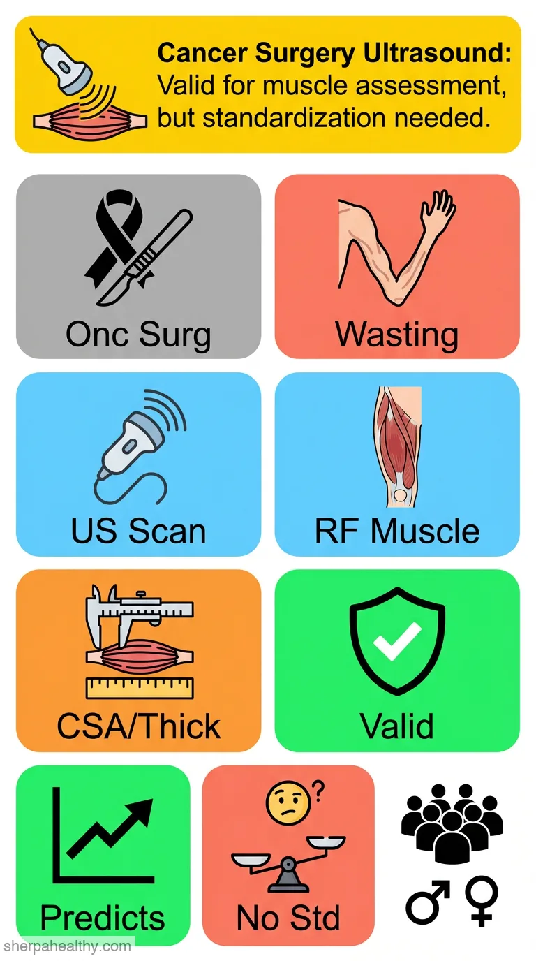 Ultrasound for skeletal muscle assessment in surgical oncology: A scoping review.
