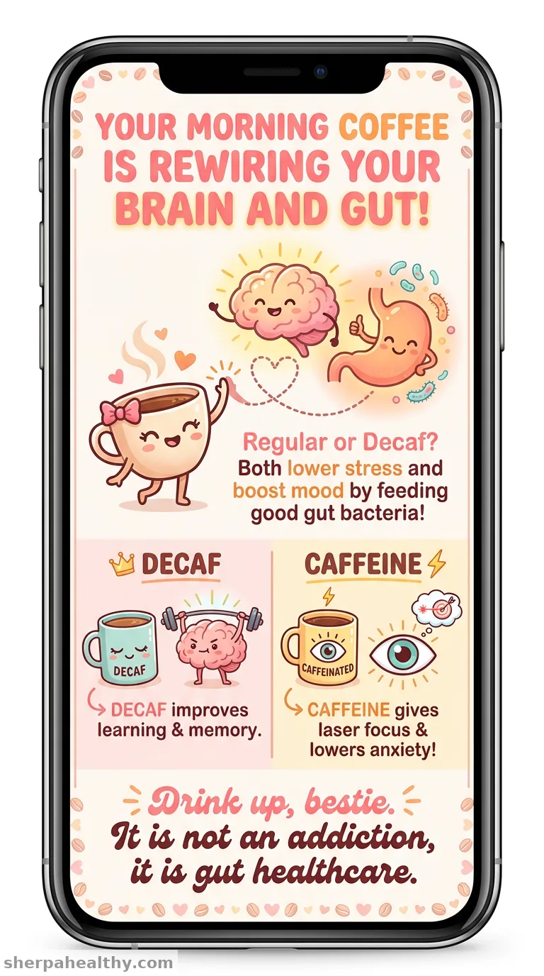 Scientists just discovered what coffee is really doing to your gut and brain