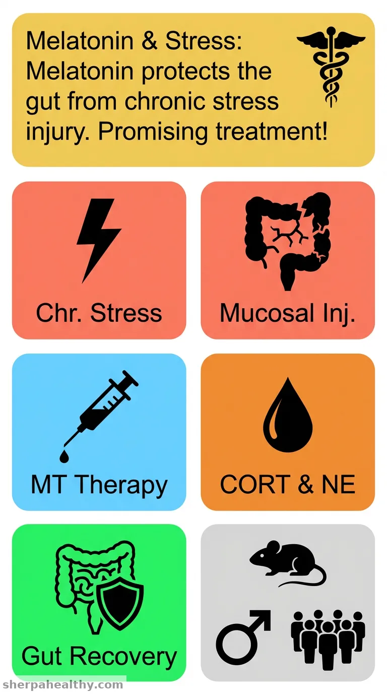 Role of Melatonin in Intestinal Mucosal Injury Induced by Chronic Restraint Stress in Mice.