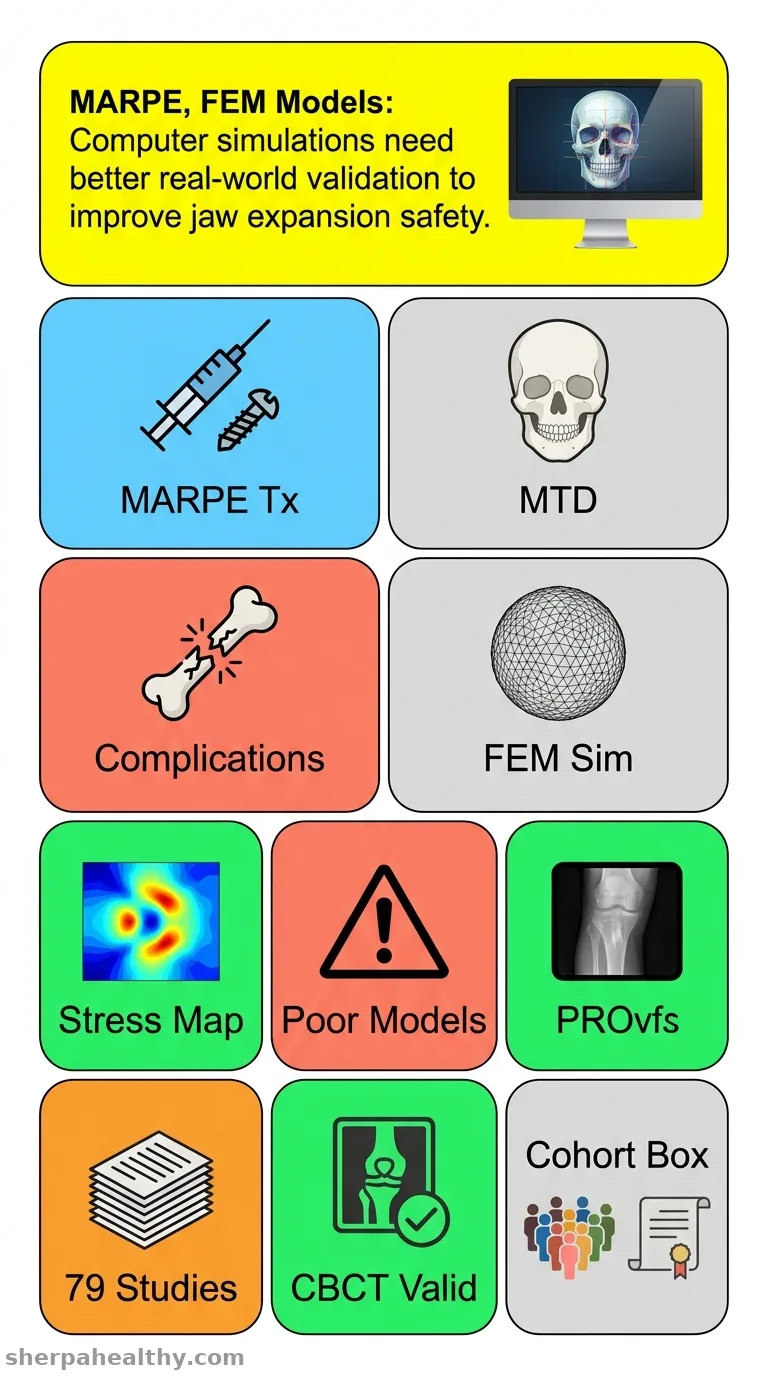 Assessing the clinical relevance of finite element models in MARPE-induced behaviour of craniofacial structures: a biomechanical review.