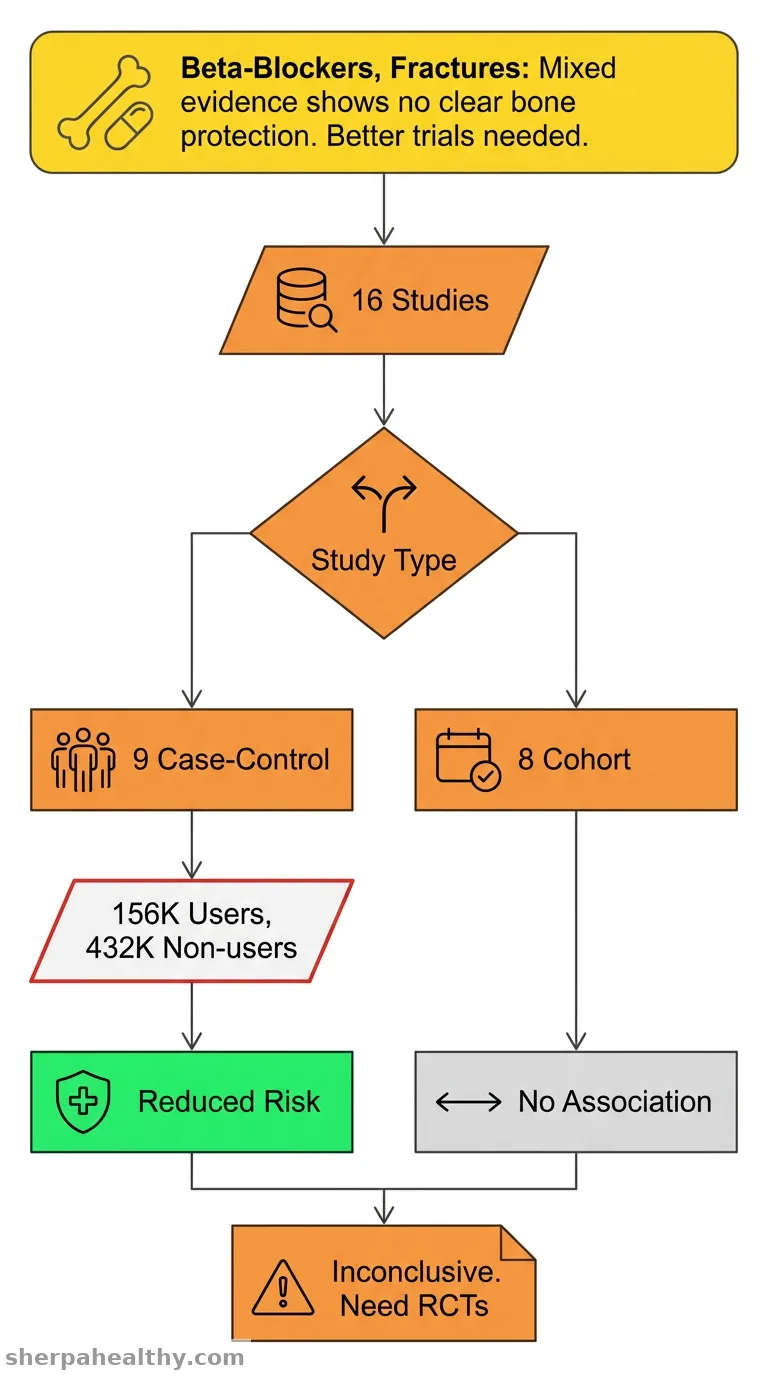 Association of β-adrenergic receptor blockers use with the risk of fracture in adults: a systematic review and meta-analysis.