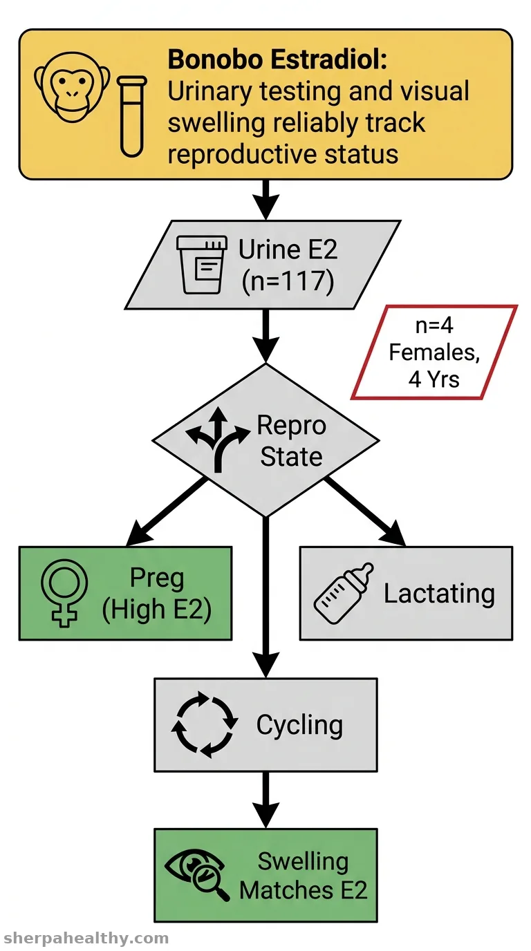 Urinary Estradiol in Captive Bonobos: Variation With Reproductive State and Sexual Swelling.