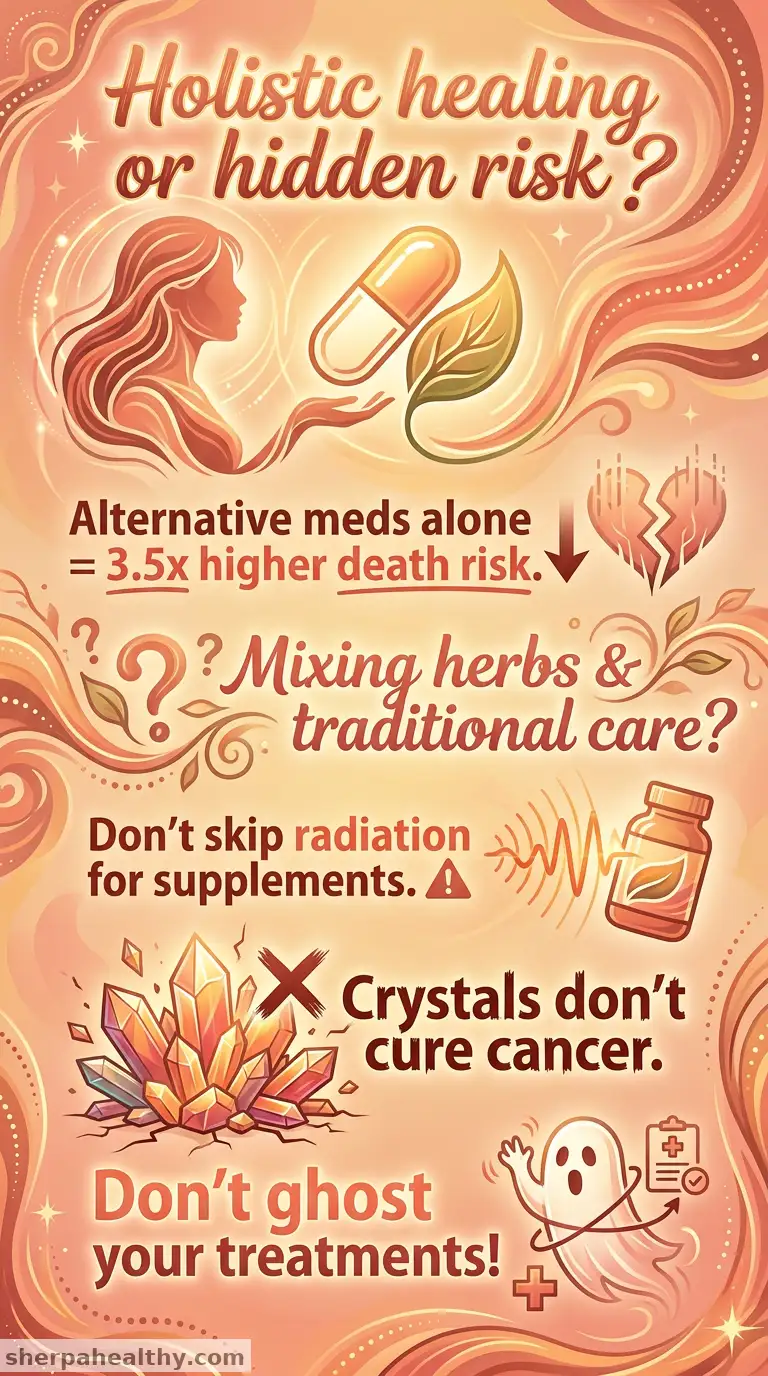 Complementary, alternative medicines associated with worse survival in breast cancer