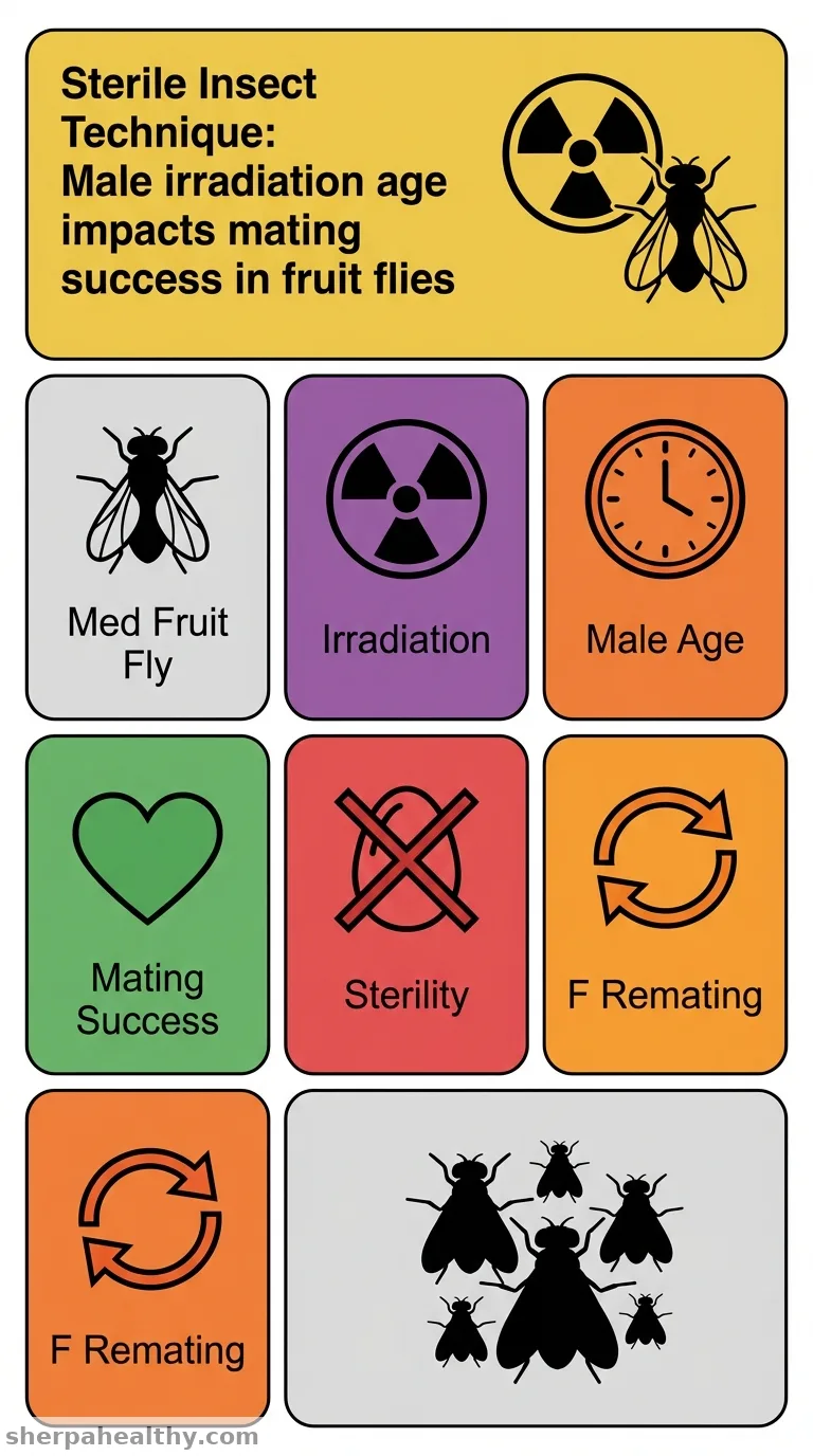 Effect of male age at the time of irradiation on the sexual performance of sterile Ceratitis capitata males: insights from remating female offspring.