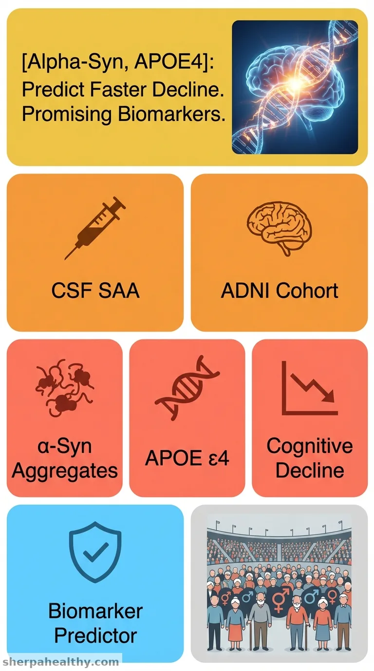 CSF α-synuclein aggregation is associated with APOE ε4 and progressive cognitive decline in Alzheimer's disease.