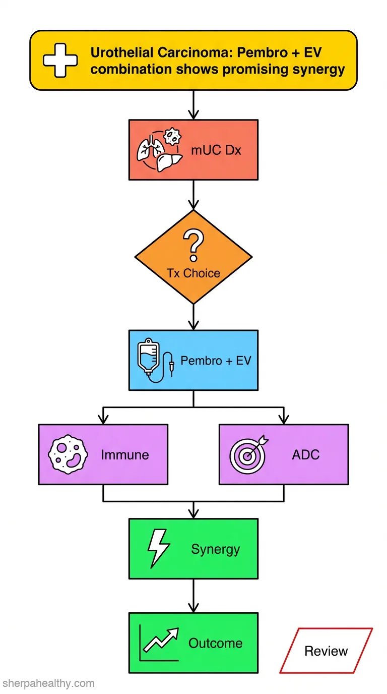 Unlocking the mechanisms underlying the activity of pembrolizumab plus enfortumab vedotin in patients with urothelial carcinoma.