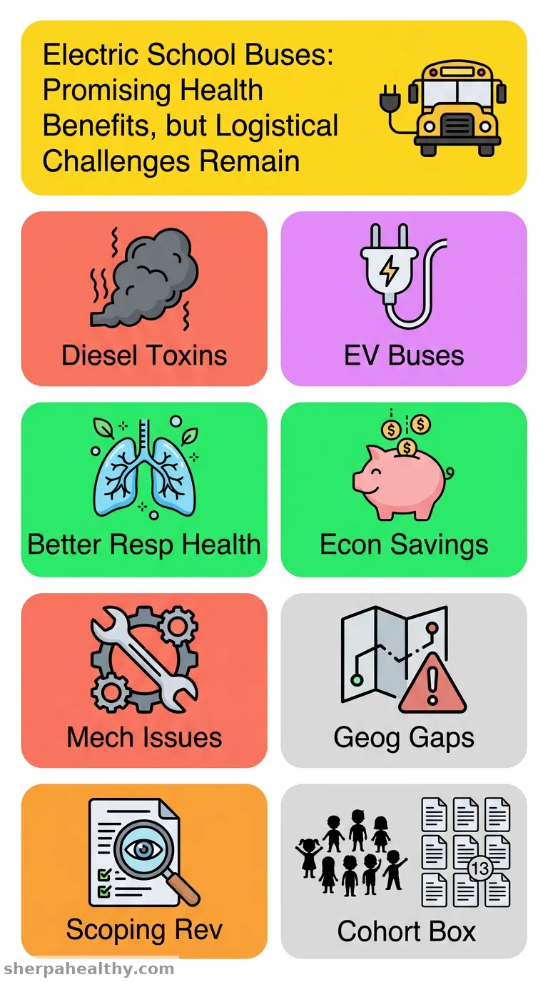 Health, economic, and environmental impacts of electric school bus adoption: A scoping review.