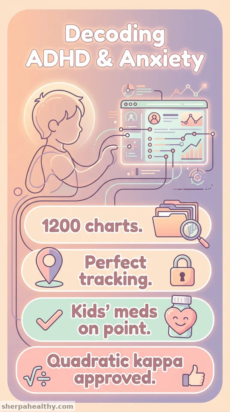 Novel Coding System Shows High Reliability in Pediatrics for ADHD and Anxiety