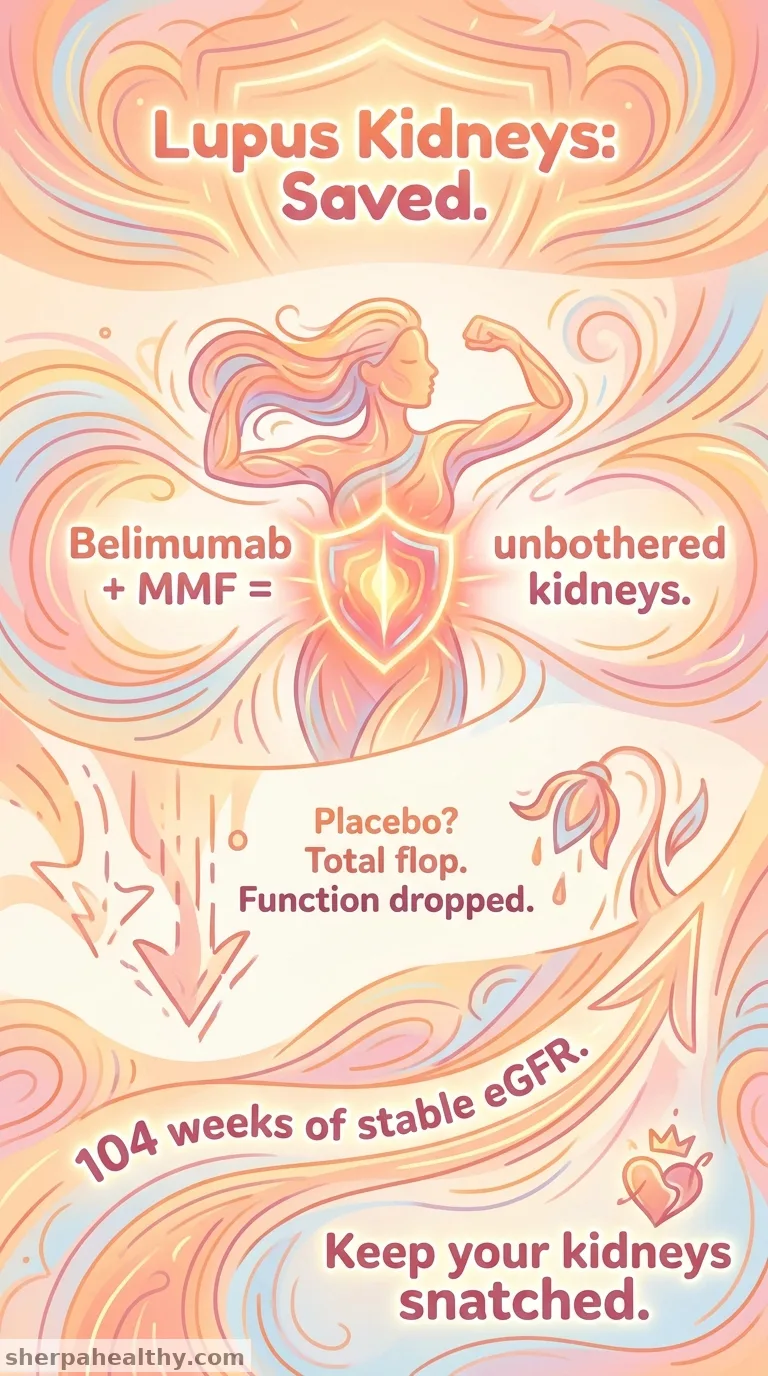 Belimumab May Help Preserve eGFR Slope in Lupus Nephritis With MMF Induction