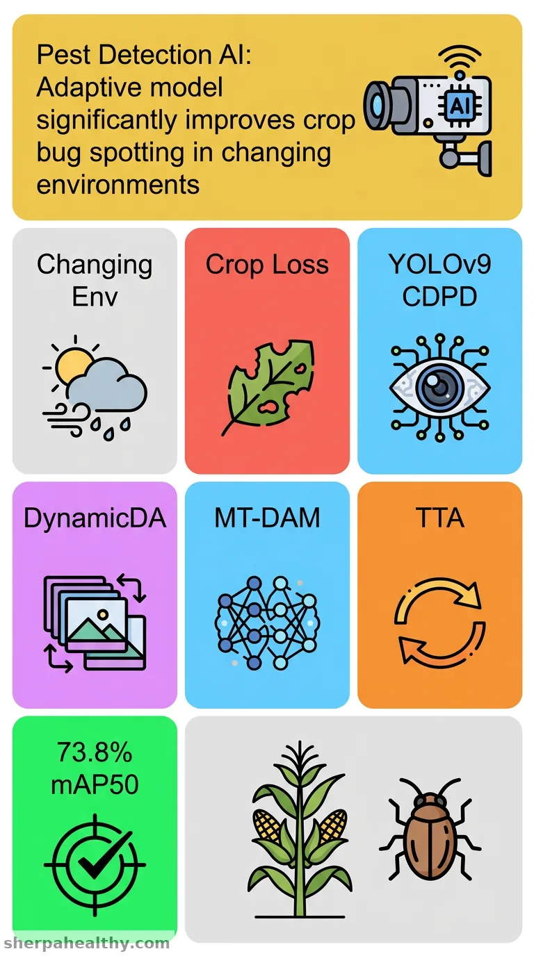 Pest detection in dynamic environments: an adaptive continual test-time domain adaptation strategy.