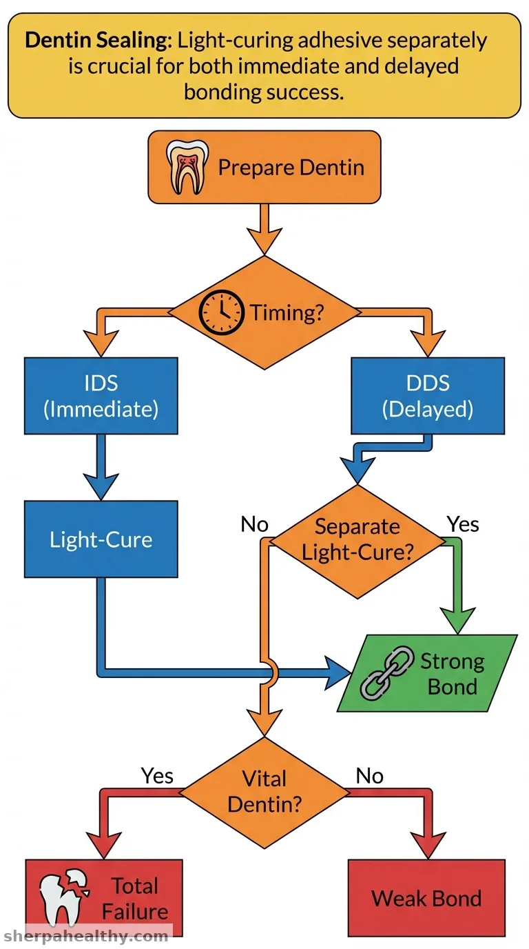 Impact of immediate versus delayed dentin sealing on adhesive luting effectiveness.