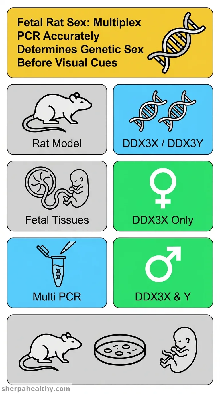 A multiplex PCR method to determine the sex of fetal rat tissues.