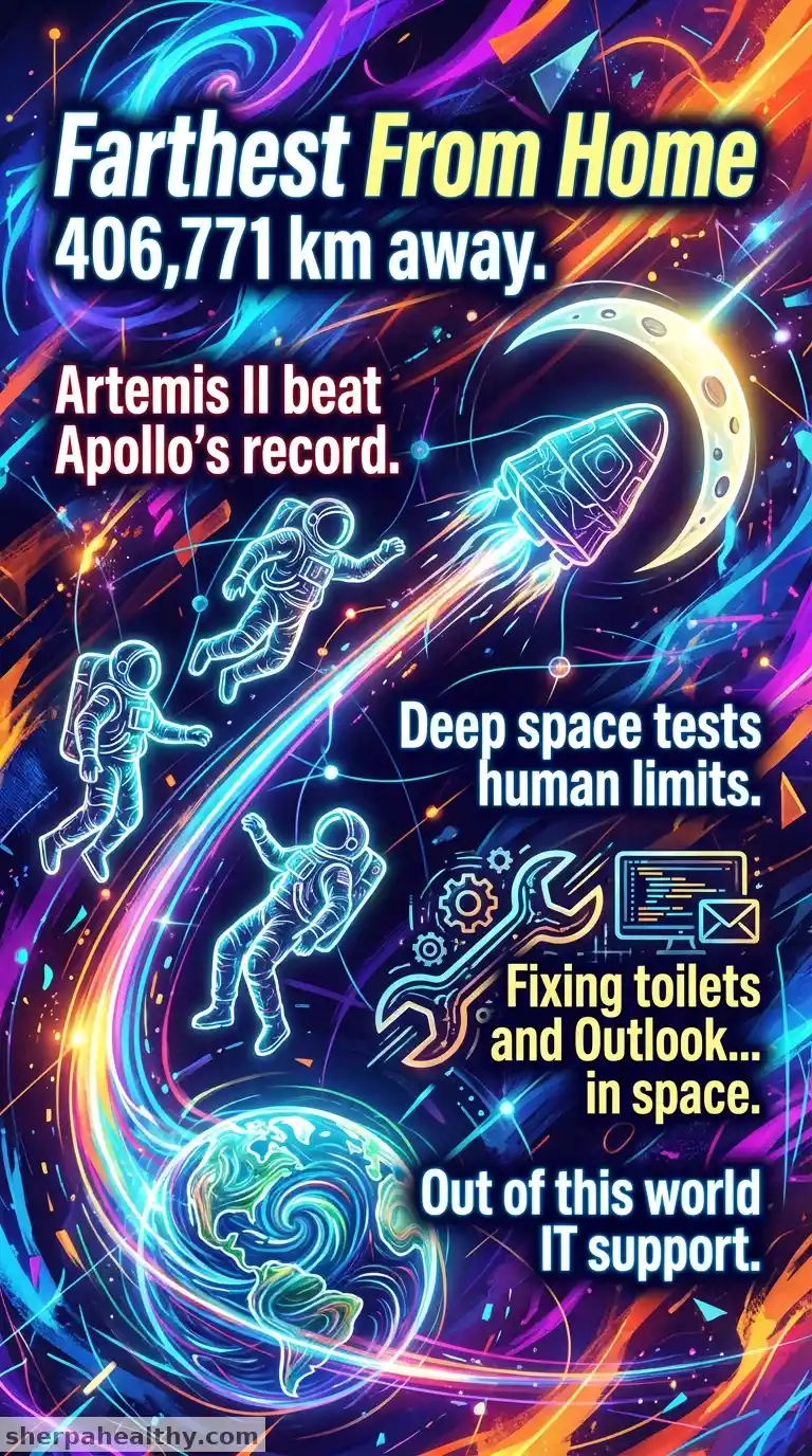 It's Official: Artemis II Has Carried Humans Farther From Earth Than Ever Before