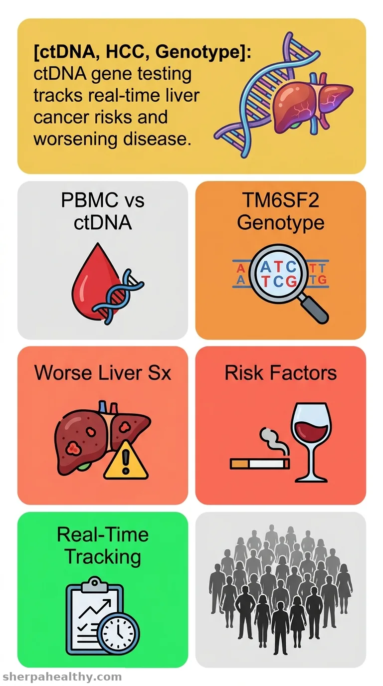 Impact of differential detection of TM6SF2 rs58542926 mutation in circulating tumor DNA versus peripheral blood cells on hepatocellular carcinoma patients.