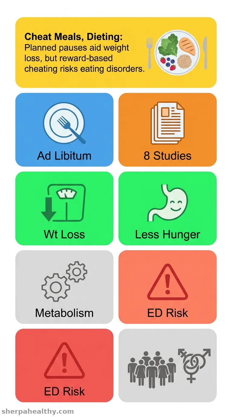 The Role of Cheat Meals in Dieting: A Scoping Review of Physiological and Psychological Responses.