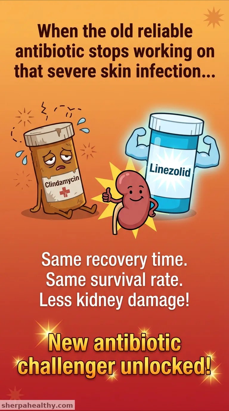 Linezolid Shows Similar Results to Clindamycin in Severe, Necrotizing SSTIs