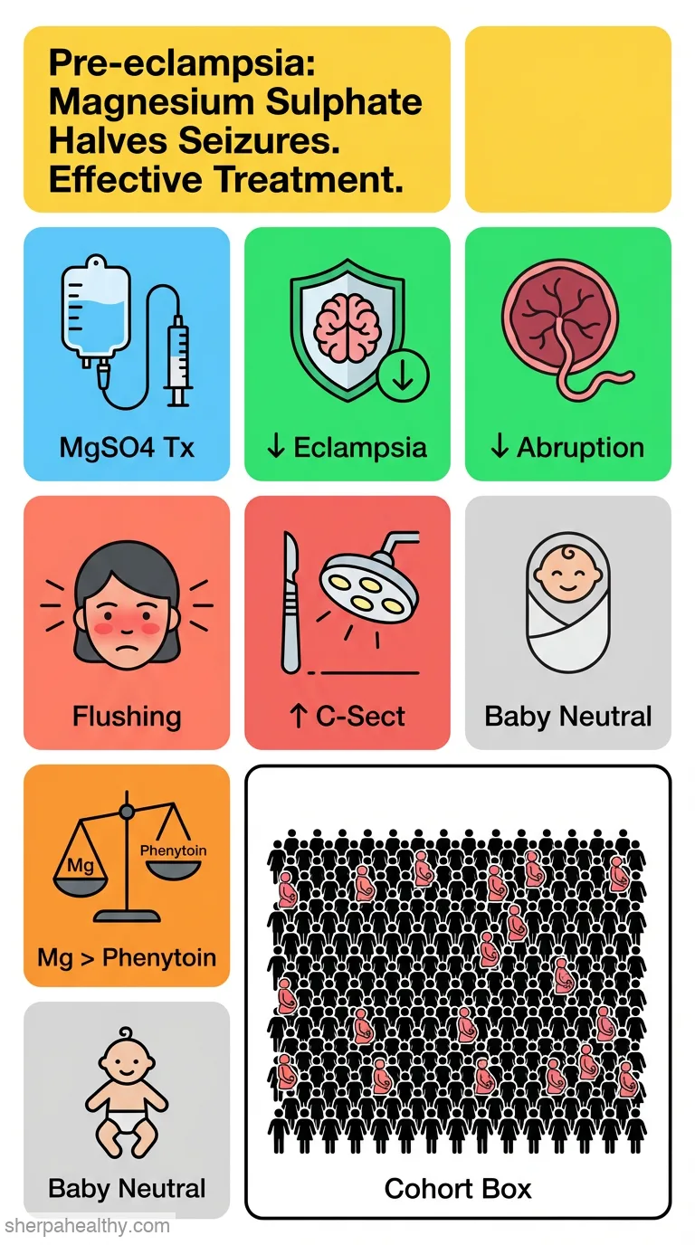Magnesium sulphate and other anticonvulsants for women with pre-eclampsia.