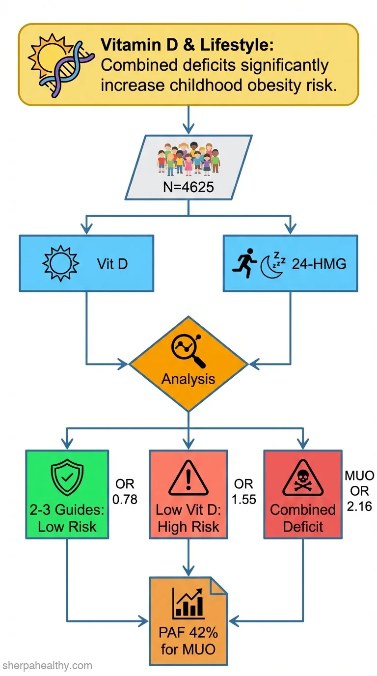 The Associations of Vitamin D Status and Lifestyle Behaviors with General Obesity and Metabolically Unhealthy Obesity in Chinese Children and Adolescents.