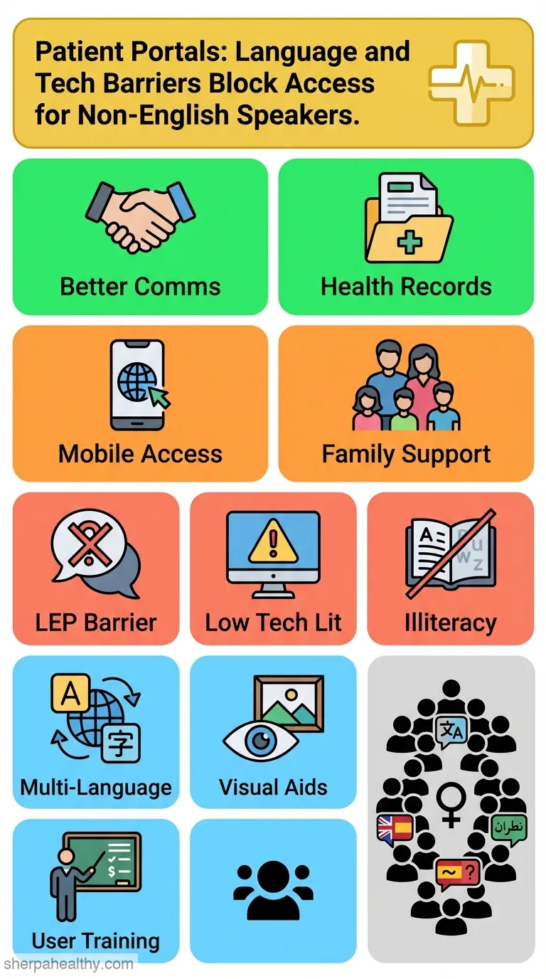 Perceptions, Experiences, and Beliefs About Patient Portals Among Women With Limited English Proficiency: Multicultural Qualitative Interview Study.