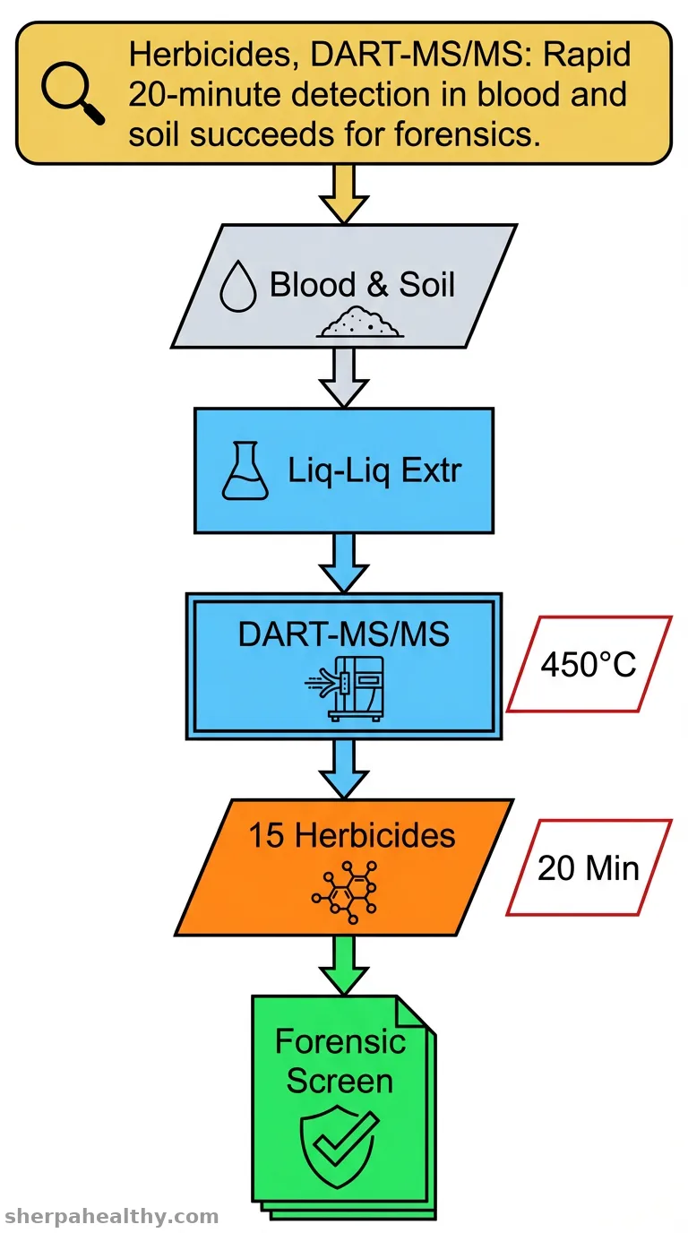 Rapid Determination of 15 Herbicides in Blood and Soil by Direct Analysis in Real Time-Tandem Mass Spectrometry.