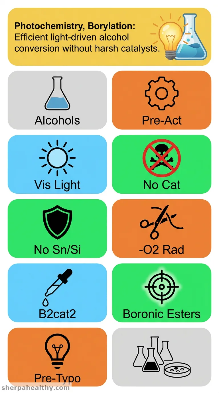 Photoinduced Deoxygenative Borylations of Aliphatic Alcohols.