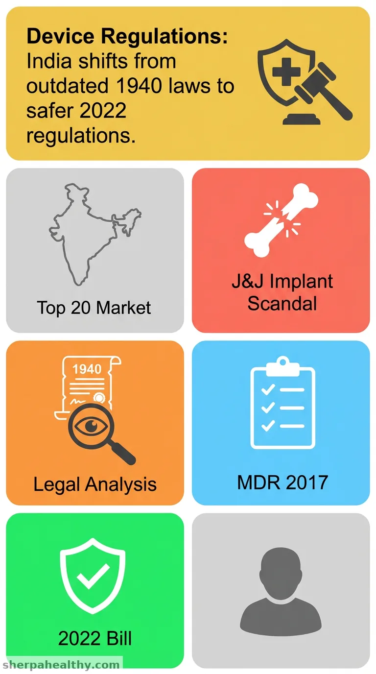 Bridging the gap: a paradigm shift in medical device regulations in India.