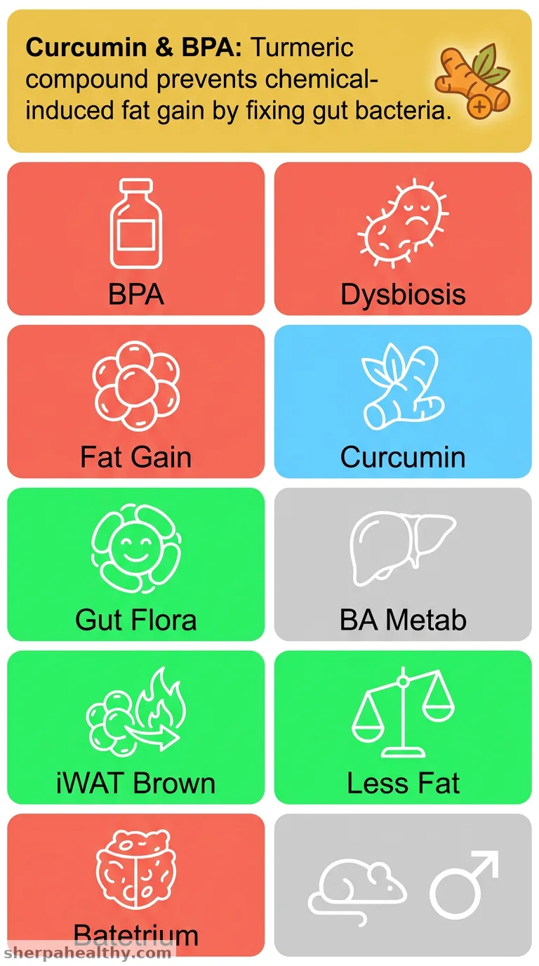 Curcumin Inhibits Bisphenol A-Induced Fat Mass Gain by Enhancing White Adipose Tissue Browning via Modulating Gut Microbiota-Dependent Bile Acid Metabolism in CD-1 Mice.