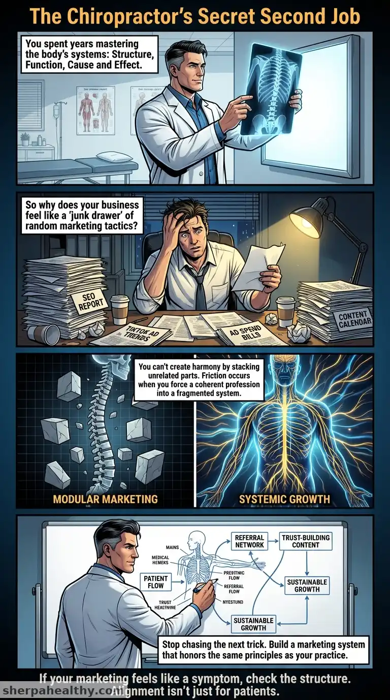 Chiropractic marketing: Why systems matter more than tactics
