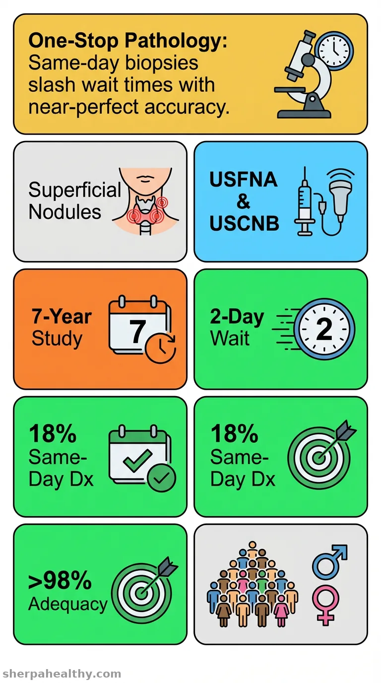 One-Stop Diagnosis in Interventional Pathology: A 7-Year Experience With On-Demand Care for Superficial Nodules.