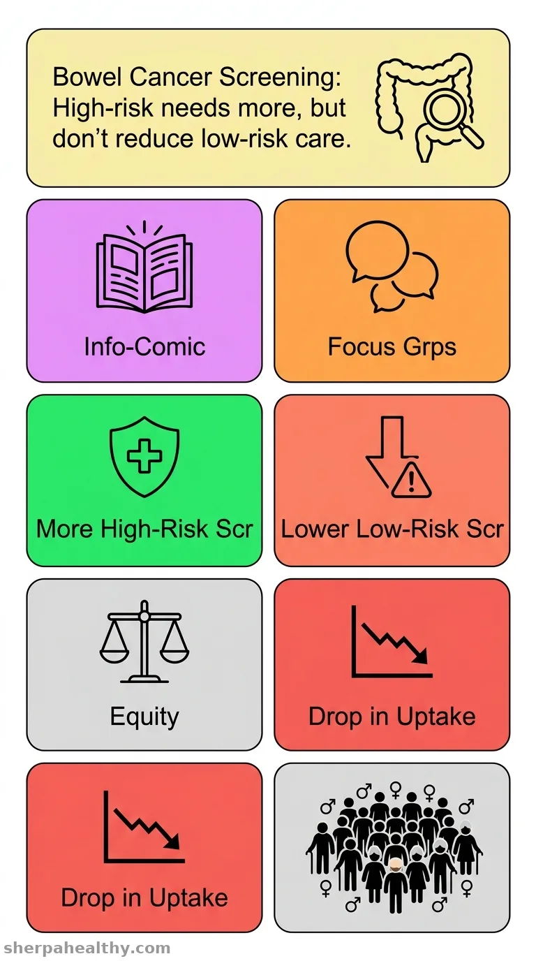 Public and Healthcare Professional Attitudes Towards Risk-Stratified Bowel Screening: A Qualitative Study Using an Info-Comic Book.
