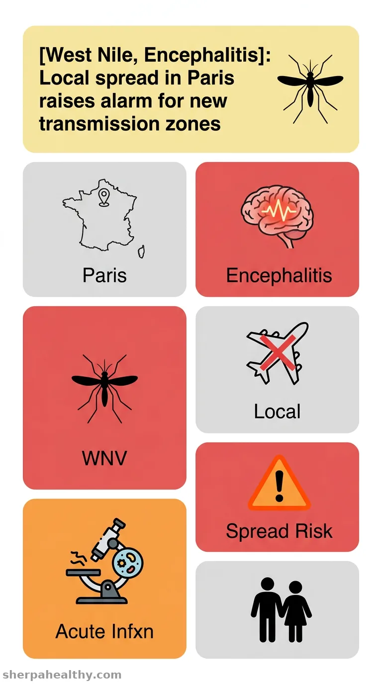 Two Cases of Autochthonous West Nile Virus Encephalitis, Paris, France, 2025.