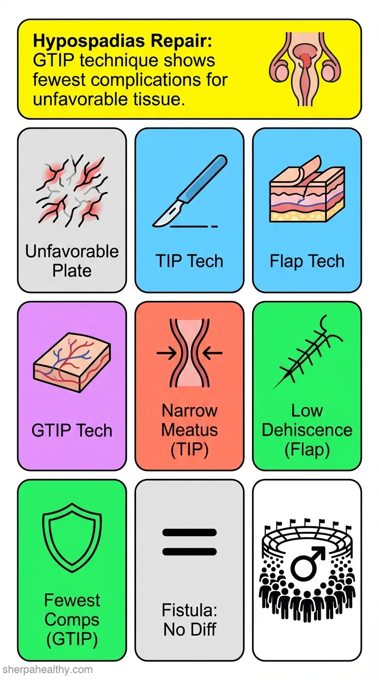 Surgical repair techniques in hypospadias with unfavorable urethral plate: A systematic review and network meta-analysis.