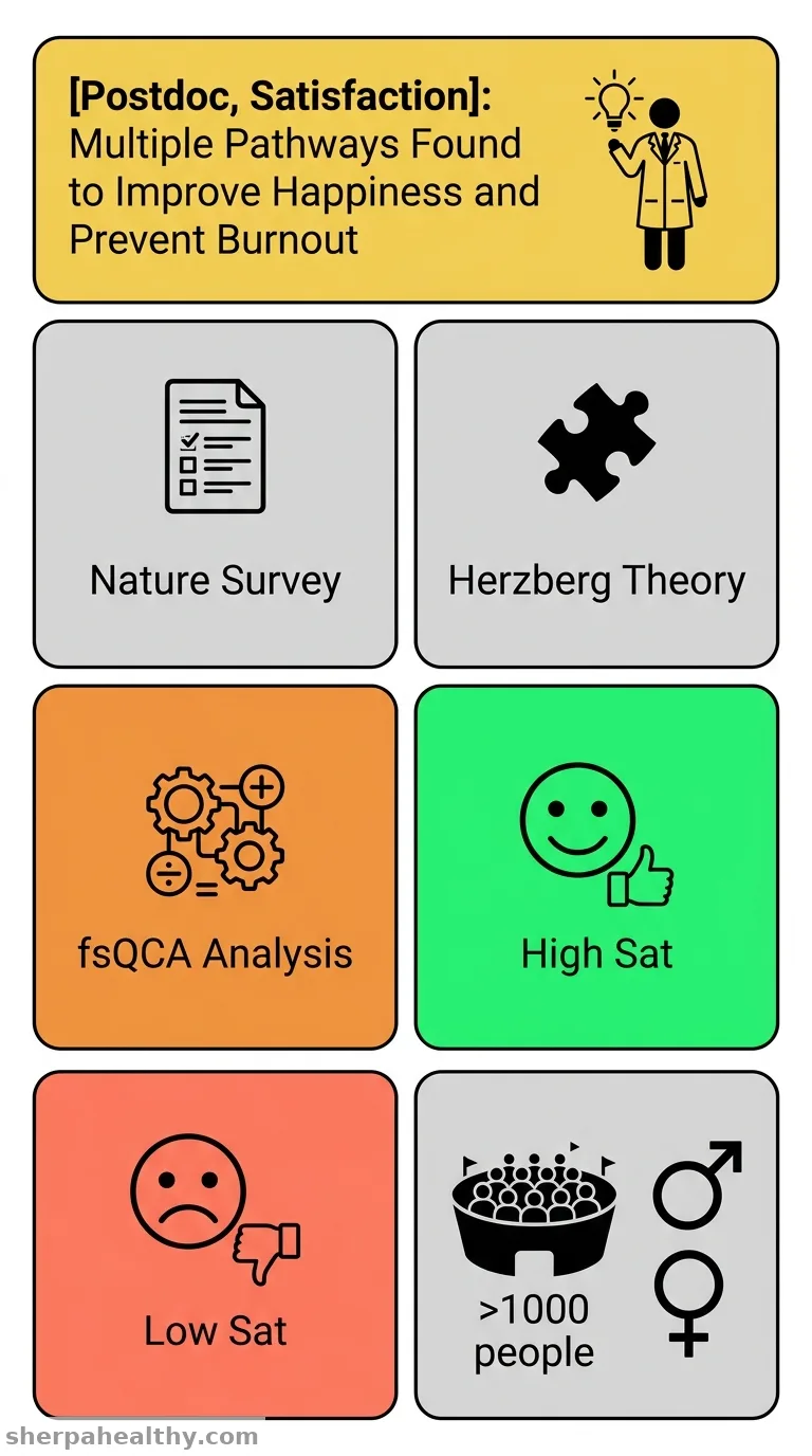 Configurational impact of motivational factors on postdoctoral job satisfaction.