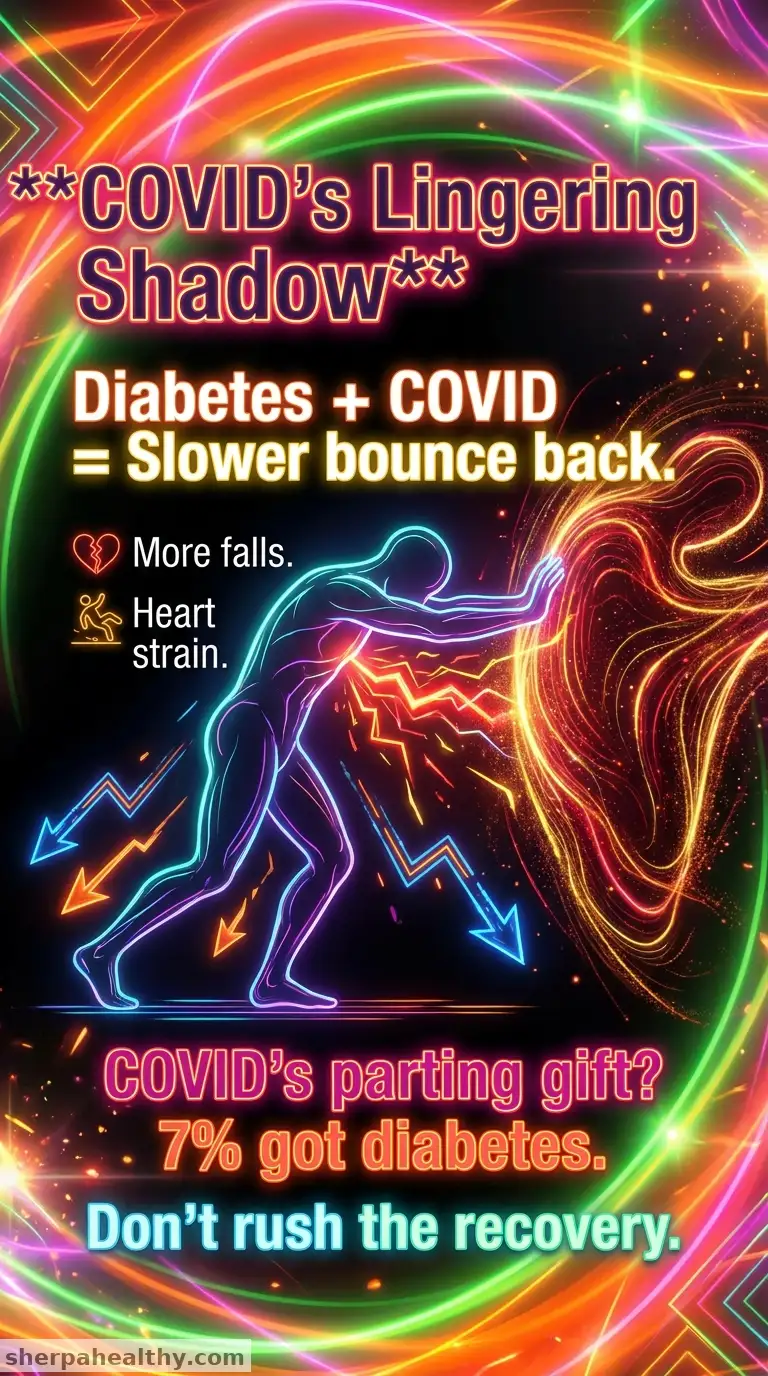 Diabetes linked to worse long COVID recovery after hospitalisation