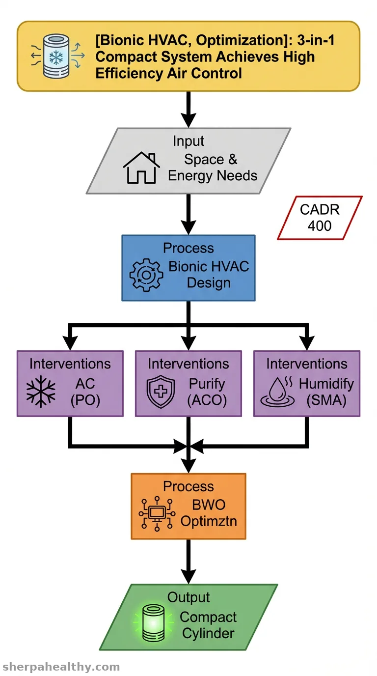 A Bionic-Based Multi-Objective Optimization for a Compact HVAC System with Integrated Air Conditioning, Purification, and Humidification.