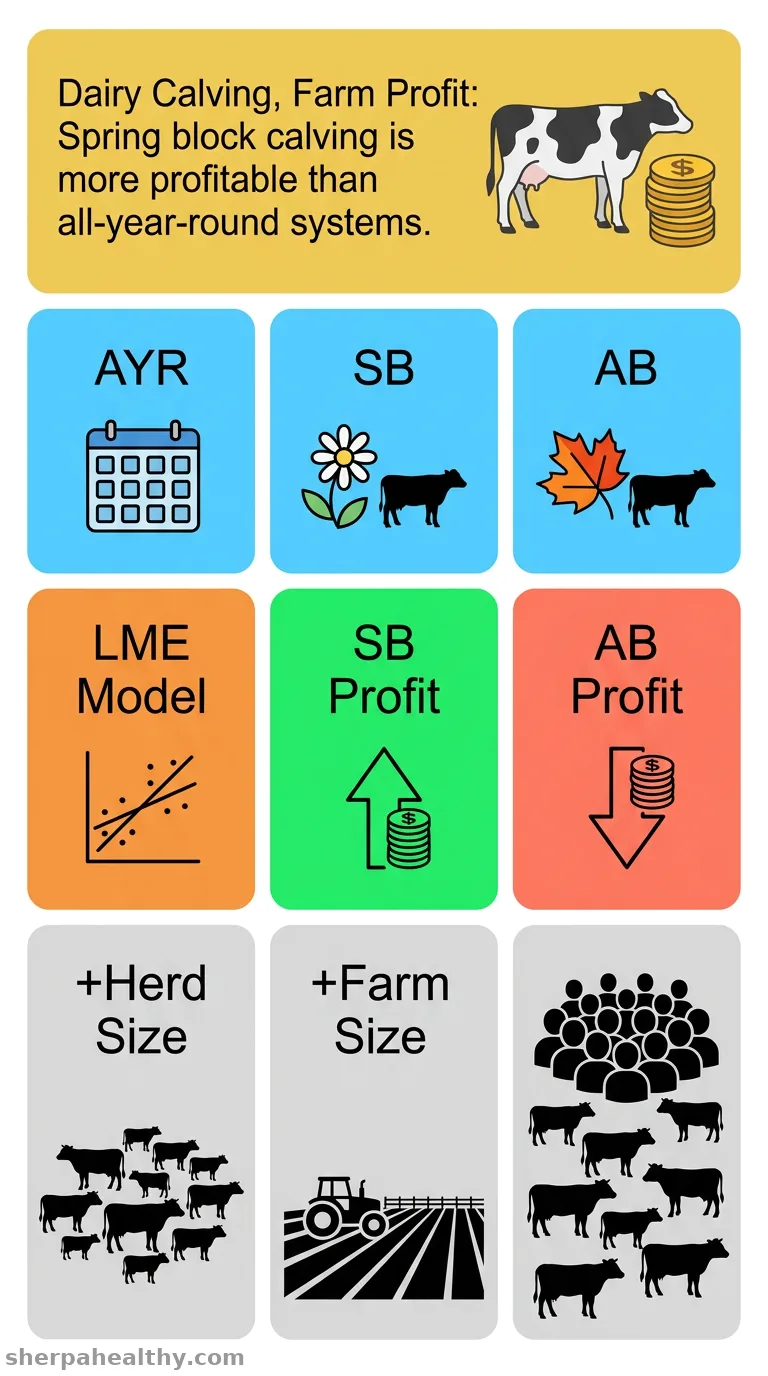 Costs of production of all-year-round versus block-calving herds in the United Kingdom.