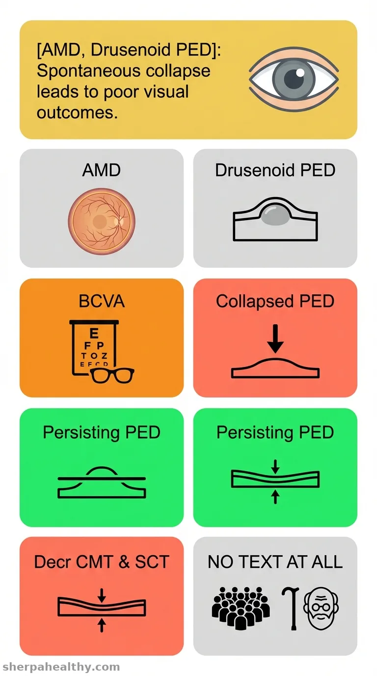 Long-term outcomes of drusenoid retinal pigment epithelium detachment in eyes with age-related macular degeneration.