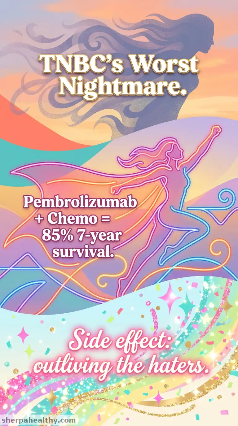 <![CDATA[Pembrolizumab Demonstrates Durable EFS and OS Benefit in High-Risk TNBC]]>