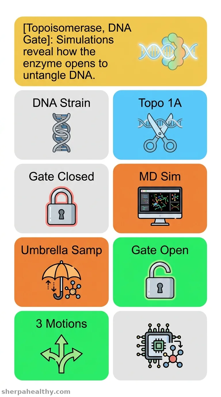Molecular dynamics simulations reveal DNA gate opening mechanisms for M. smegmatis topoisomerase 1A.